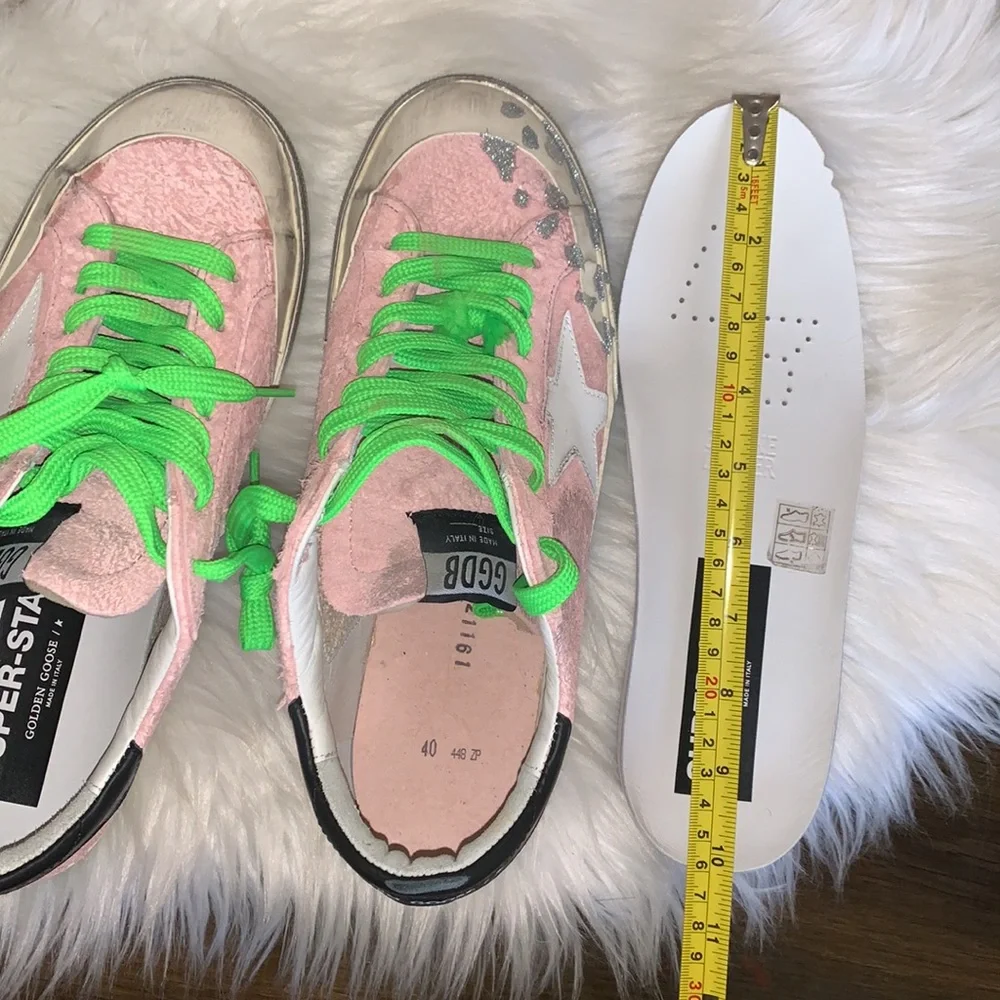 Golden Goose Super Star Penstar Pink Sneakers Size 40 - Picture 15 of 17